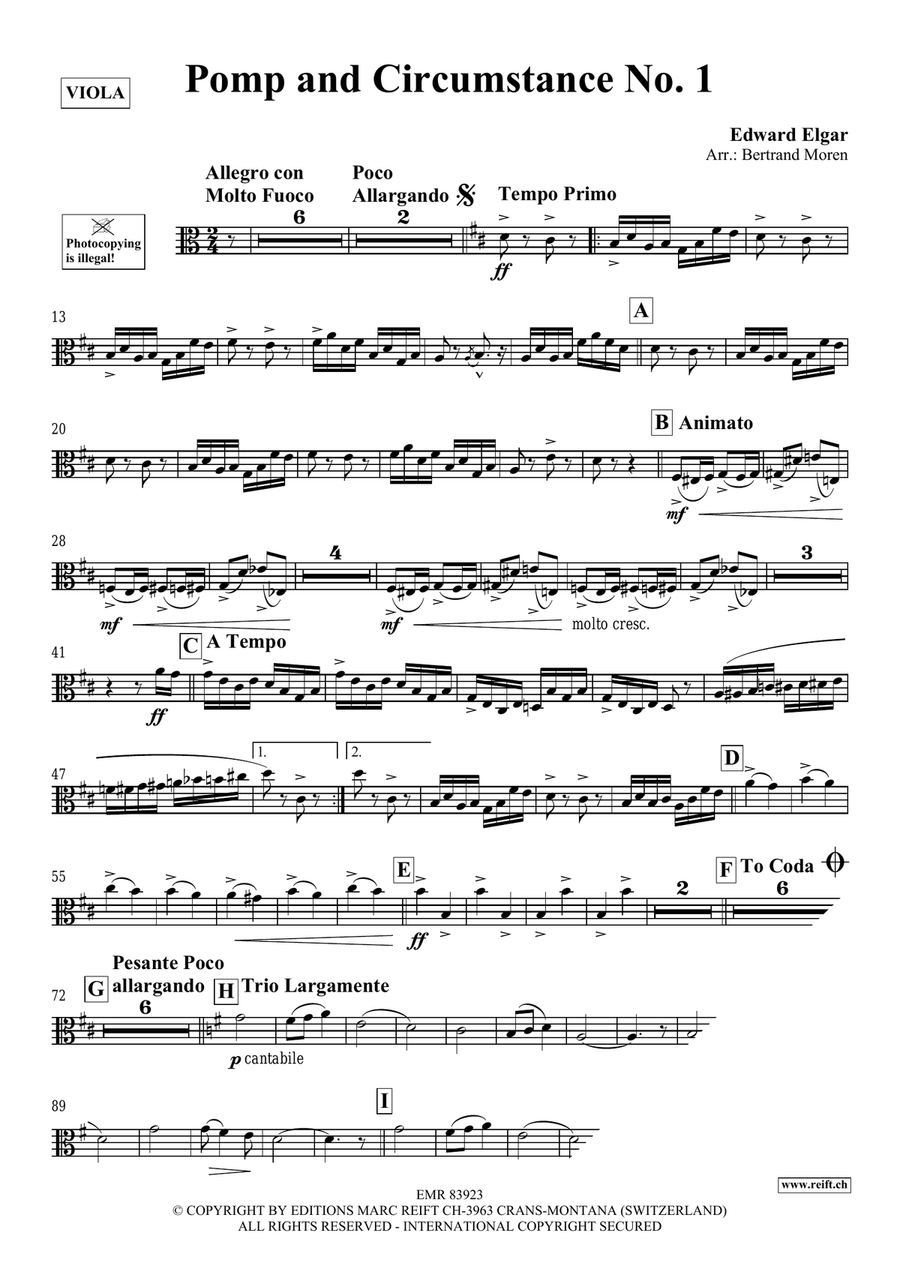 Pomp And Circumstance No. 1 Piano Accompaniment scores gallery preview page 3