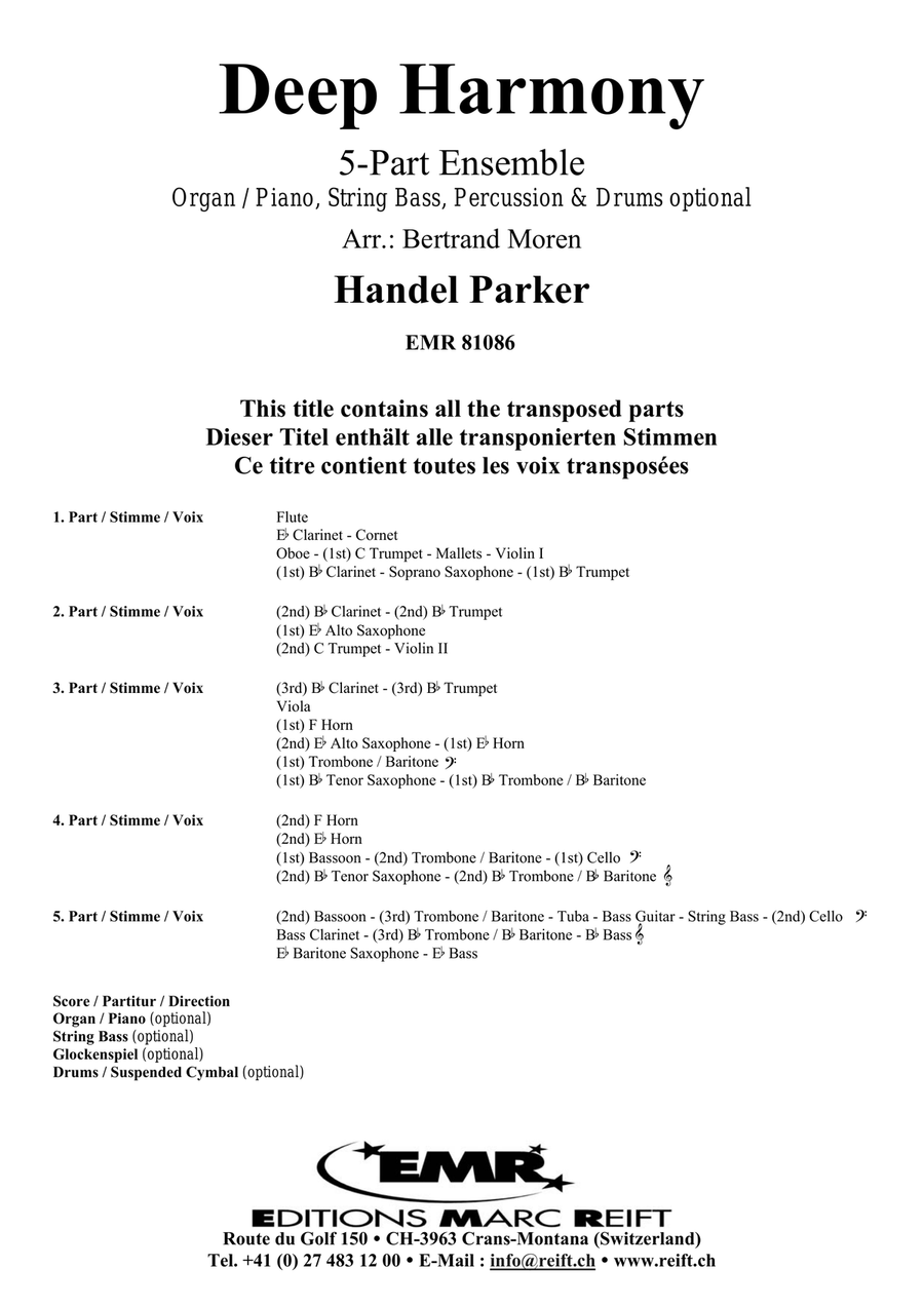 Deep Harmony Deep Harmony Score scores gallery preview page 2