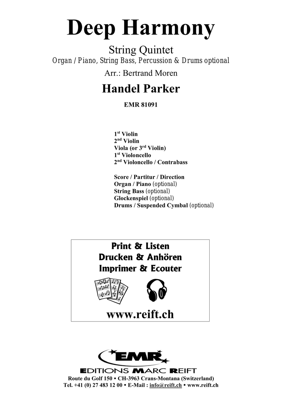 Deep Harmony Deep Harmony String Quintet scores gallery preview page 2