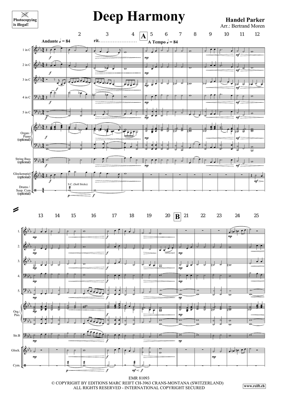 Deep Harmony Deep Harmony Woodwind Quintet scores gallery preview page 3