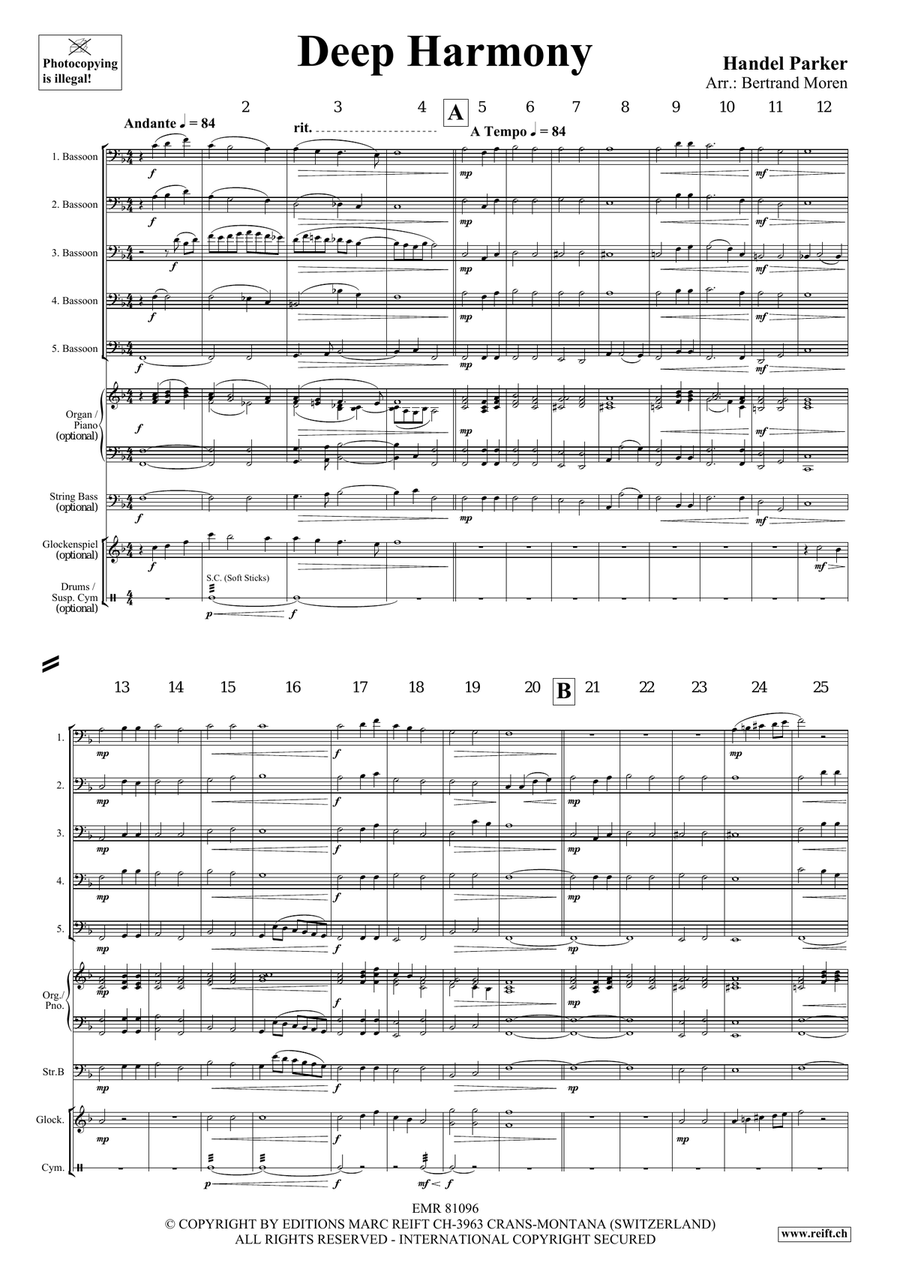 Deep Harmony Deep Harmony Bassoon scores gallery preview page 3
