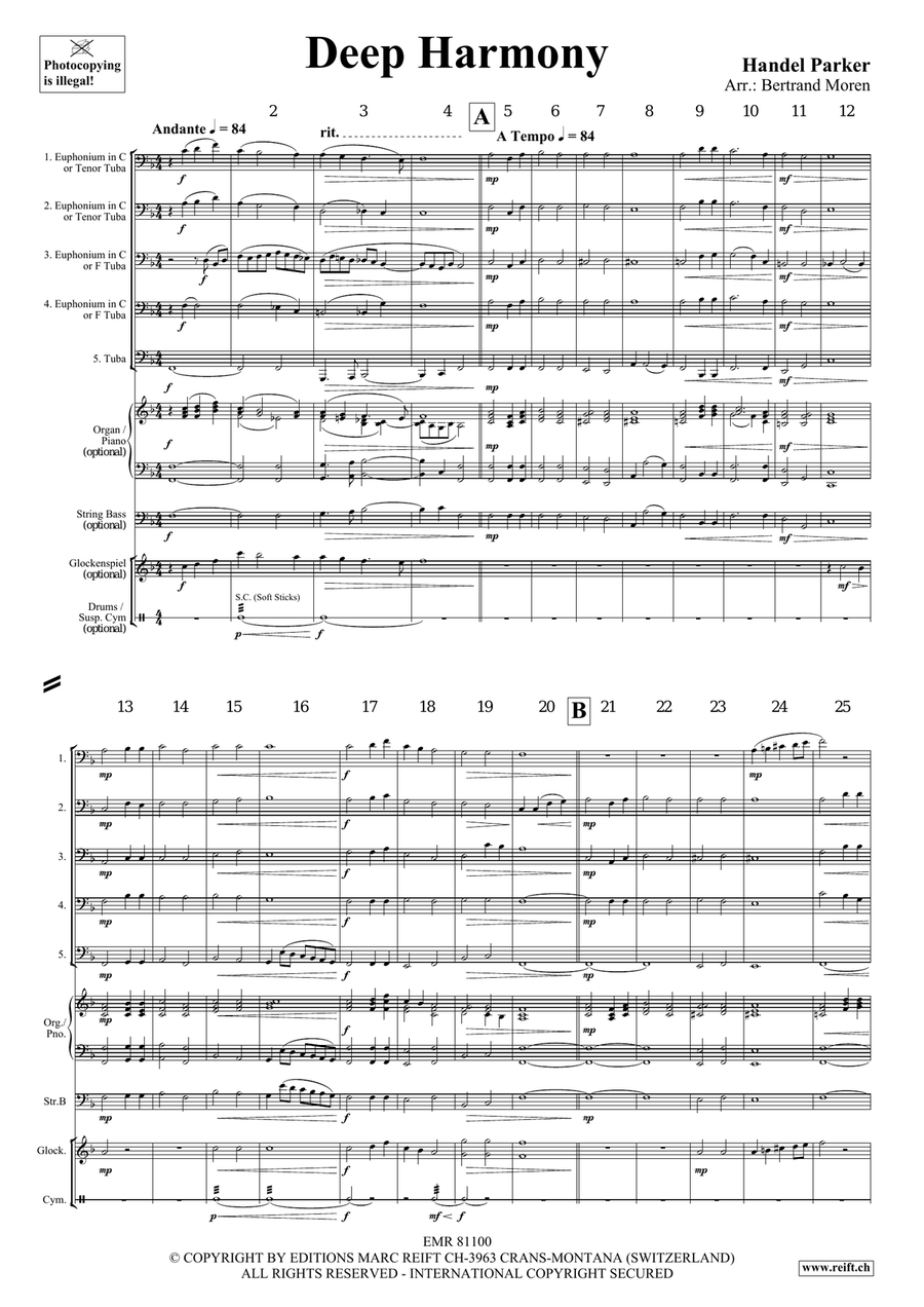 Deep Harmony Deep Harmony Tuba scores gallery preview page 3