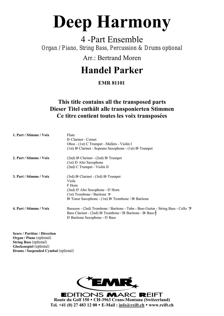 Deep Harmony Deep Harmony Score scores gallery preview page 2