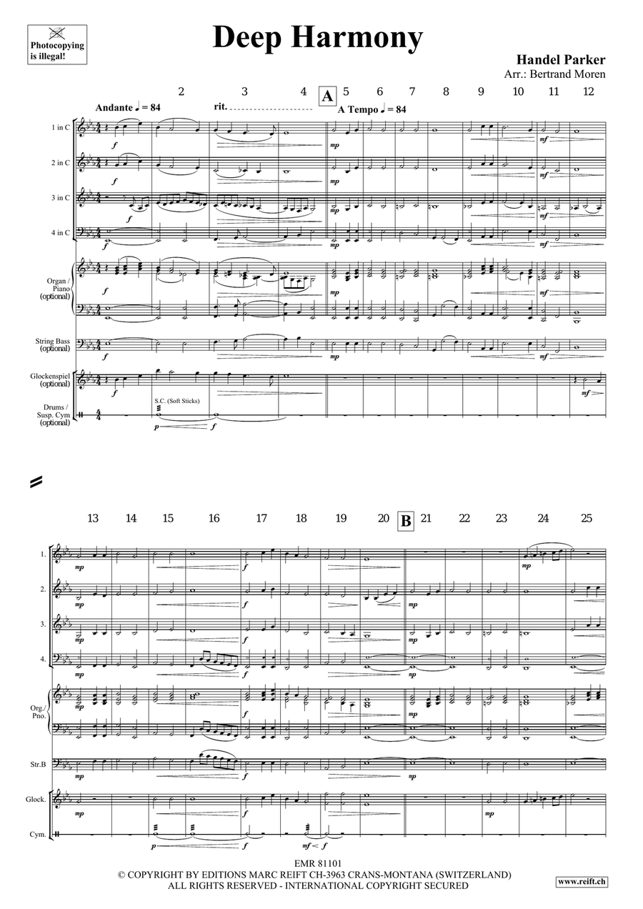 Deep Harmony Deep Harmony Score scores gallery preview page 3