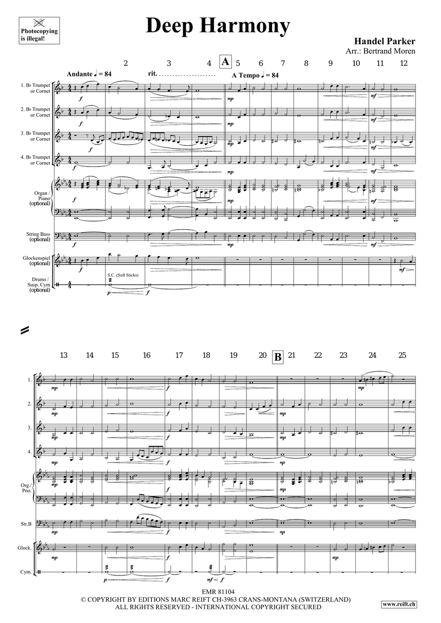 Deep Harmony Deep Harmony Cornet scores gallery preview page 3