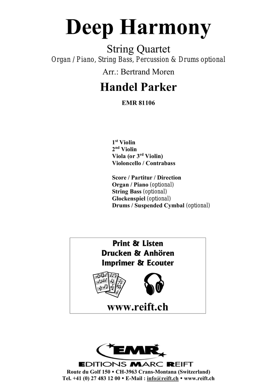 Deep Harmony Deep Harmony String Quartet scores gallery preview page 2
