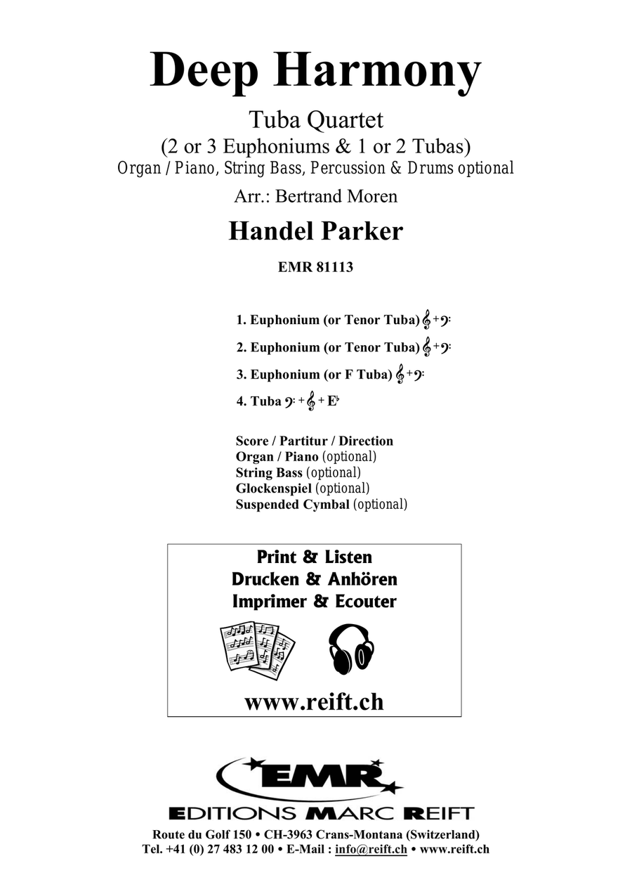 Deep Harmony Deep Harmony Tuba Quartet scores gallery preview page 2