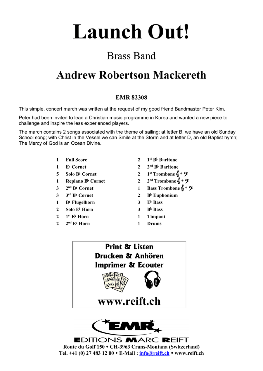 Launch Out! Launch Out! Brass Band scores gallery preview page 2