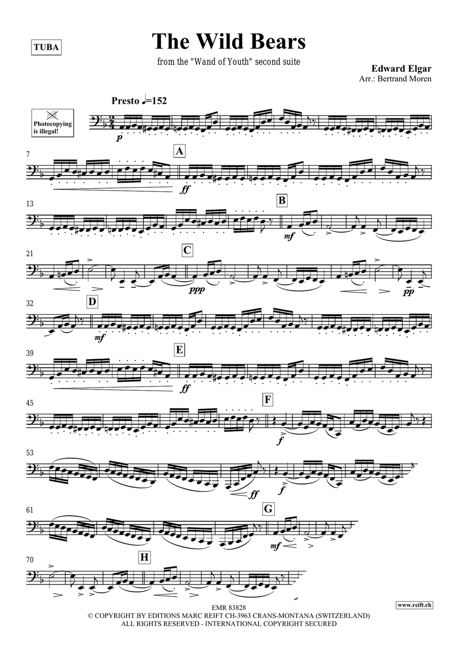 The Wild Bears The Wild Bears Tuba scores gallery preview page 3