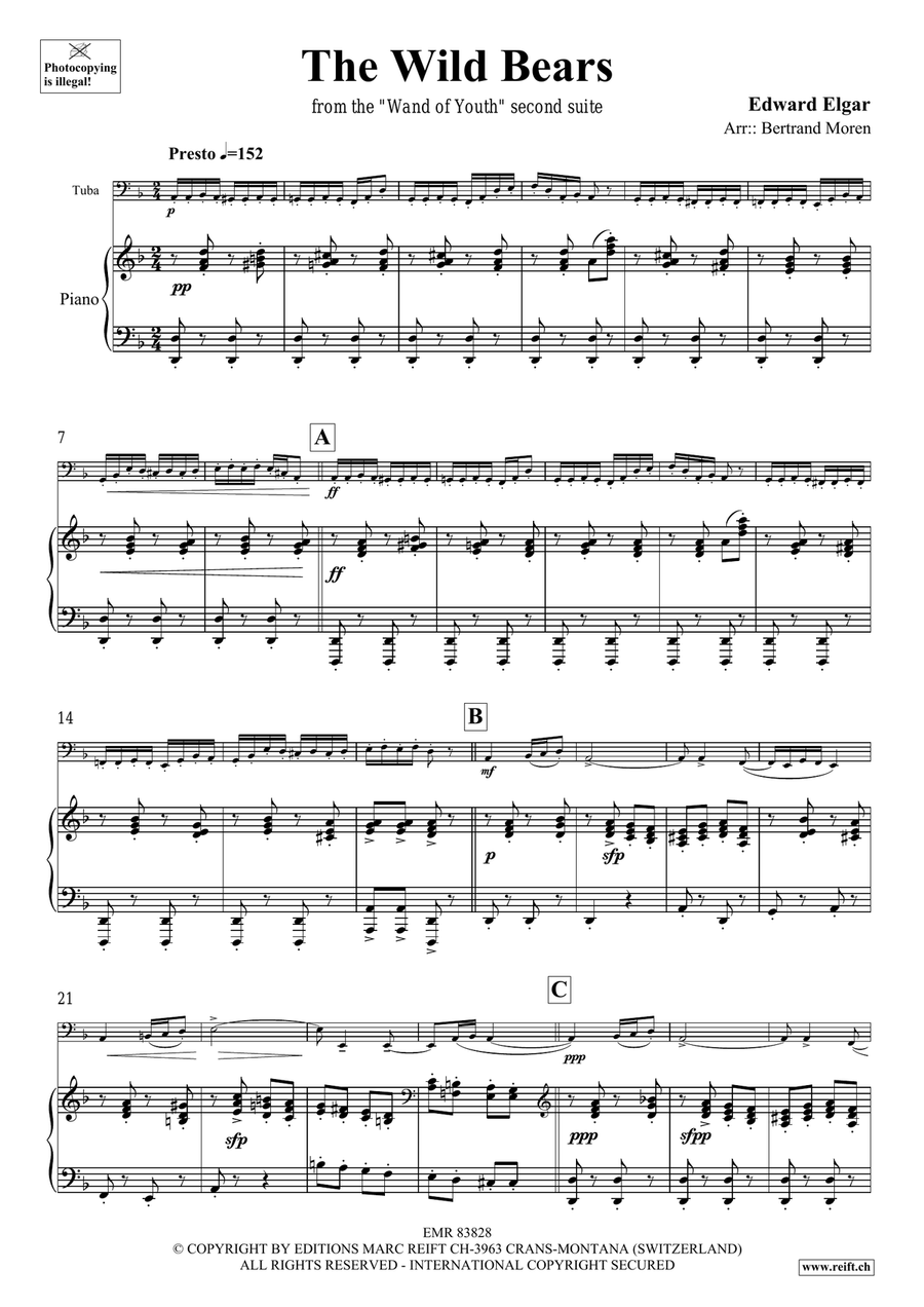 The Wild Bears The Wild Bears Tuba scores gallery preview page 4