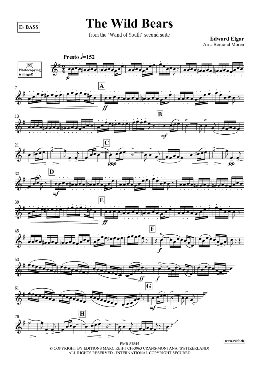 The Wild Bears The Wild Bears Voice Solo scores gallery preview page 3