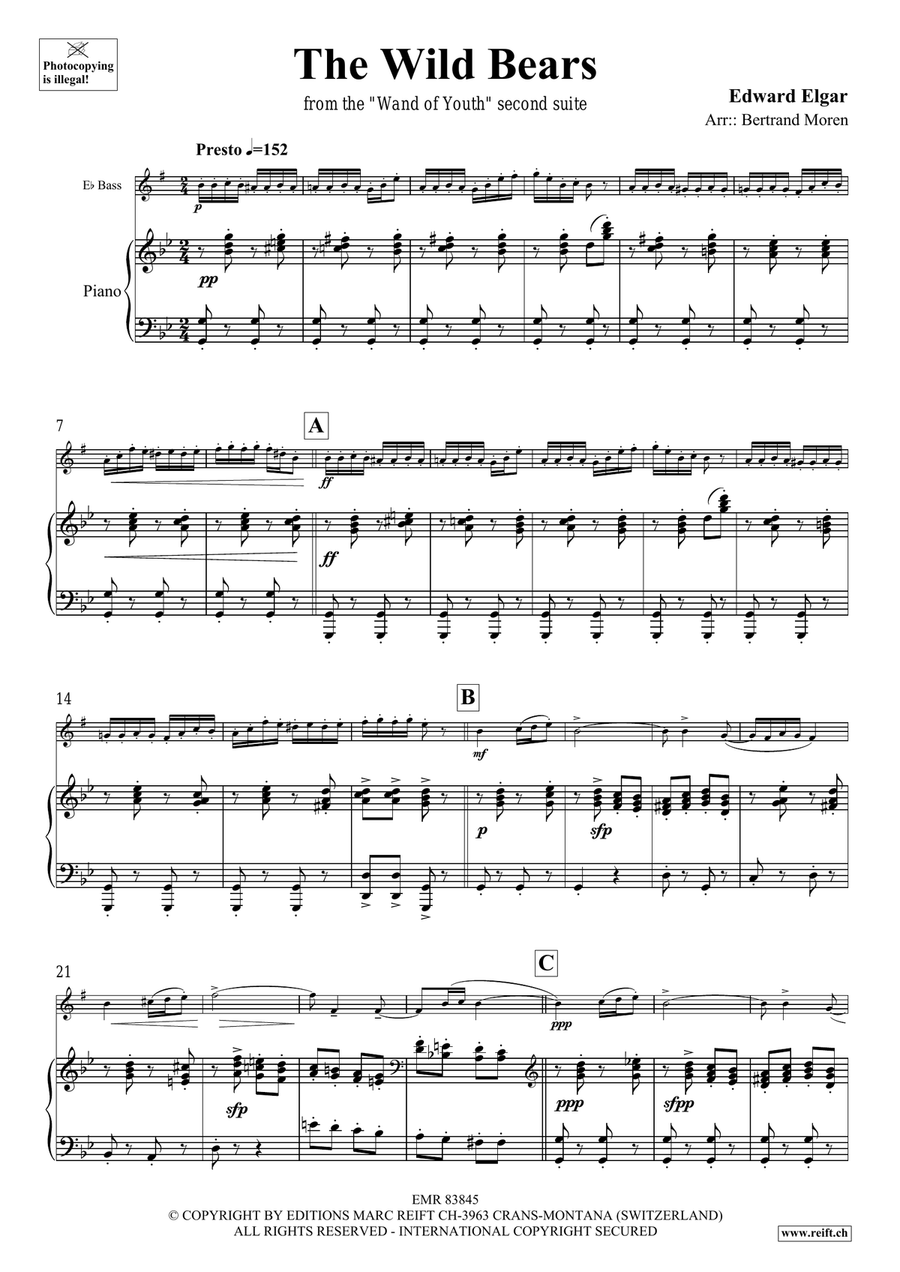 The Wild Bears The Wild Bears Voice Solo scores gallery preview page 4