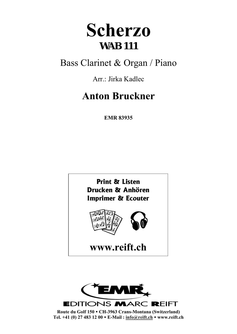 Scherzo Scherzo Bass Clarinet scores gallery preview page 2