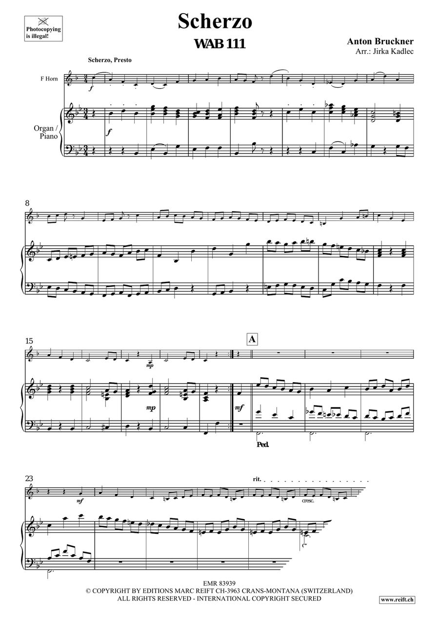 Scherzo Scherzo Horn scores gallery preview page 3