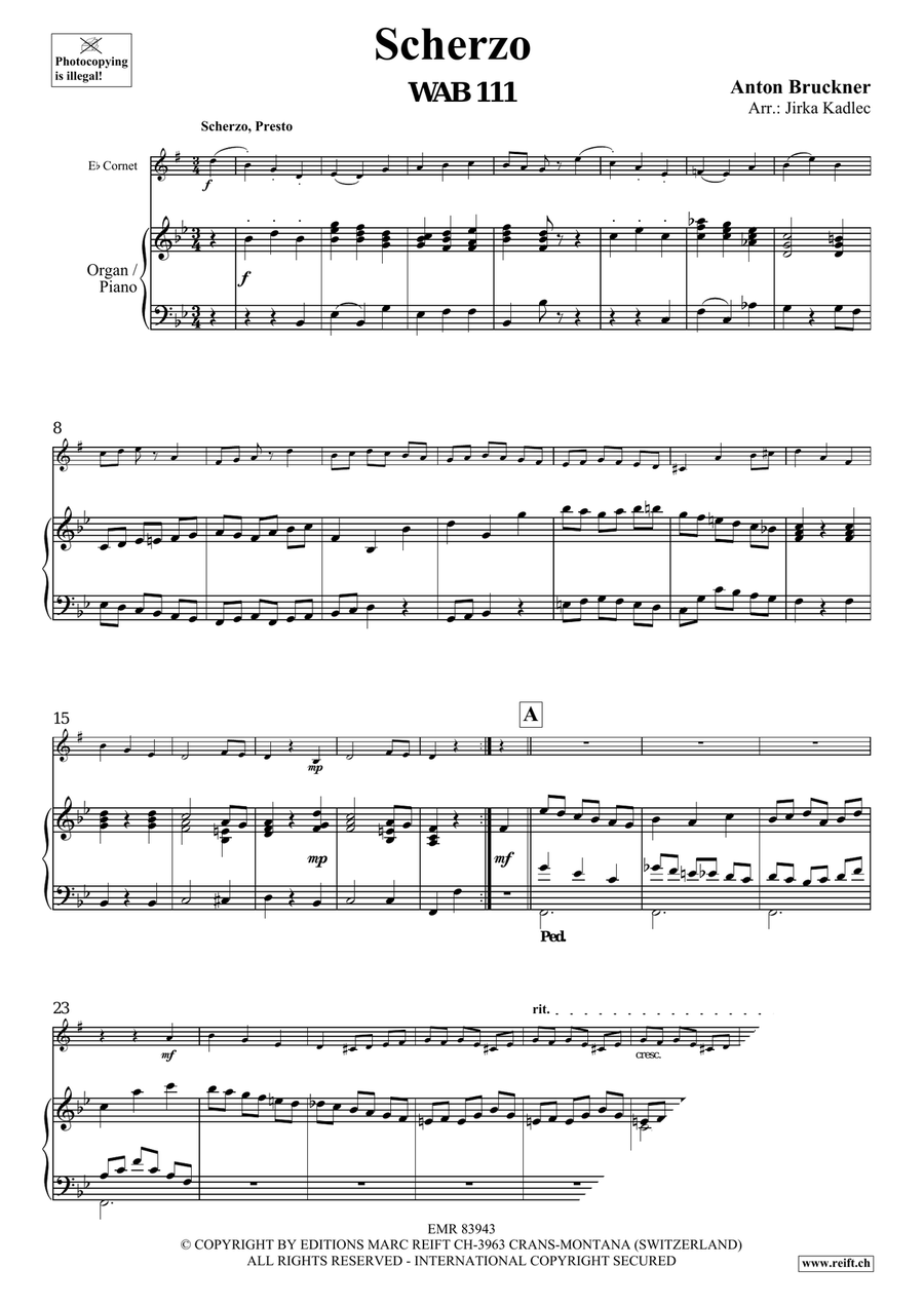 Scherzo Scherzo Cornet scores gallery preview page 3