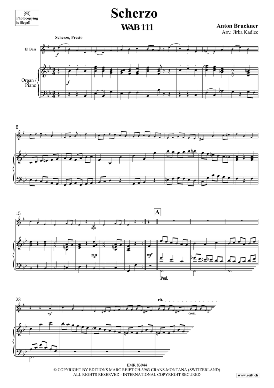 Scherzo Scherzo Organ scores gallery preview page 3
