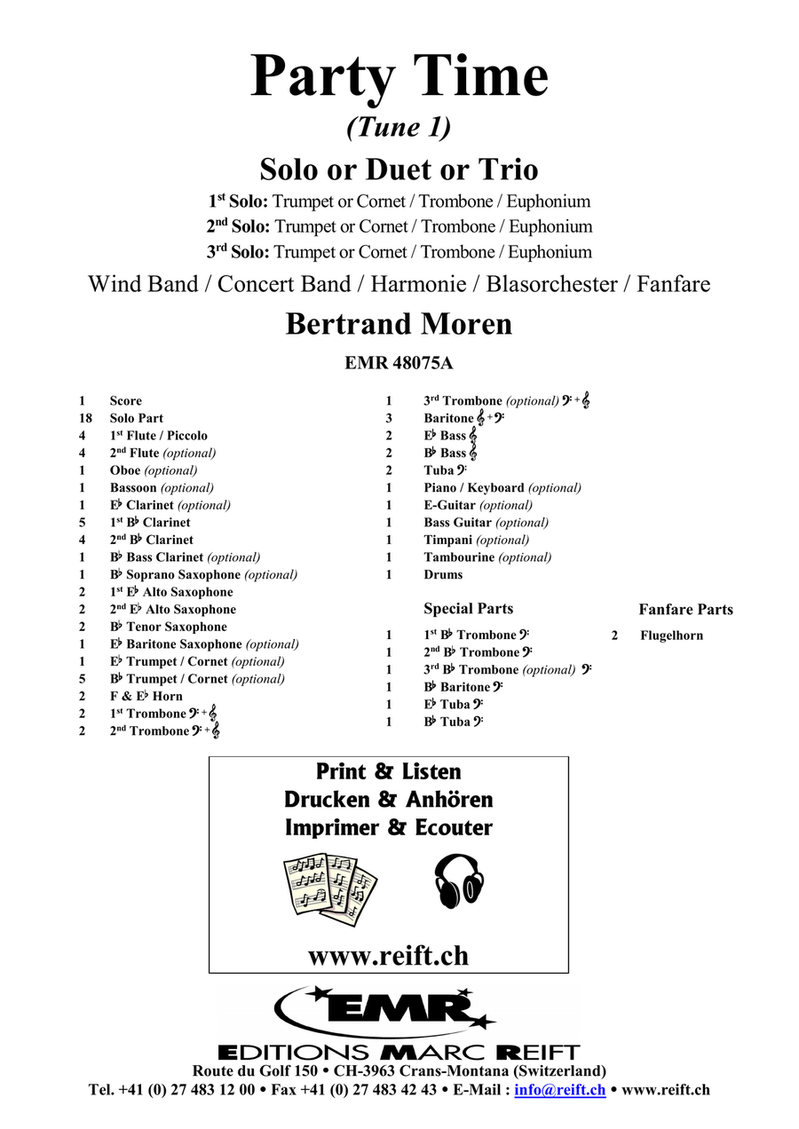 Party Time Party Time Concert Band scores gallery preview page 2