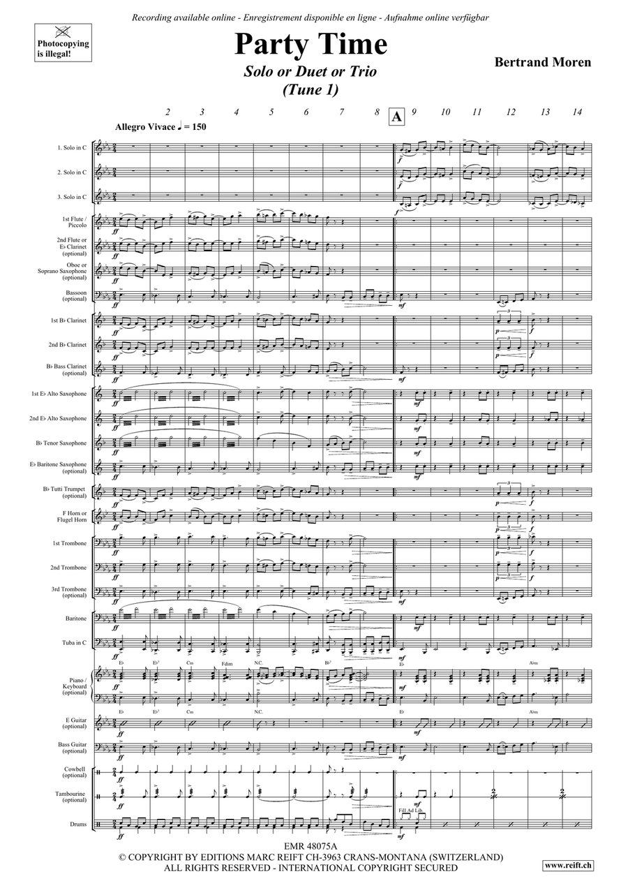 Party Time Party Time Concert Band scores gallery preview page 5