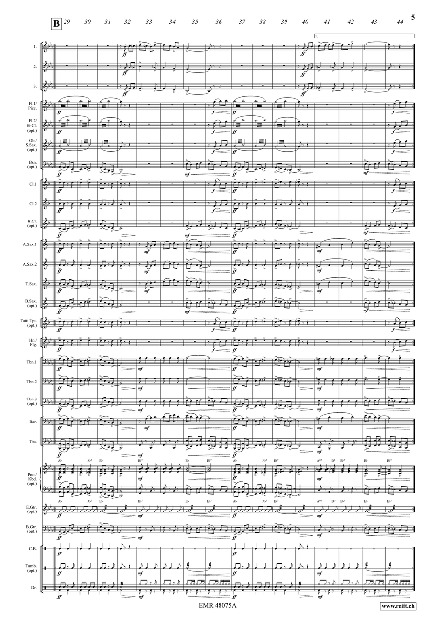Party Time Party Time Concert Band scores gallery preview page 7