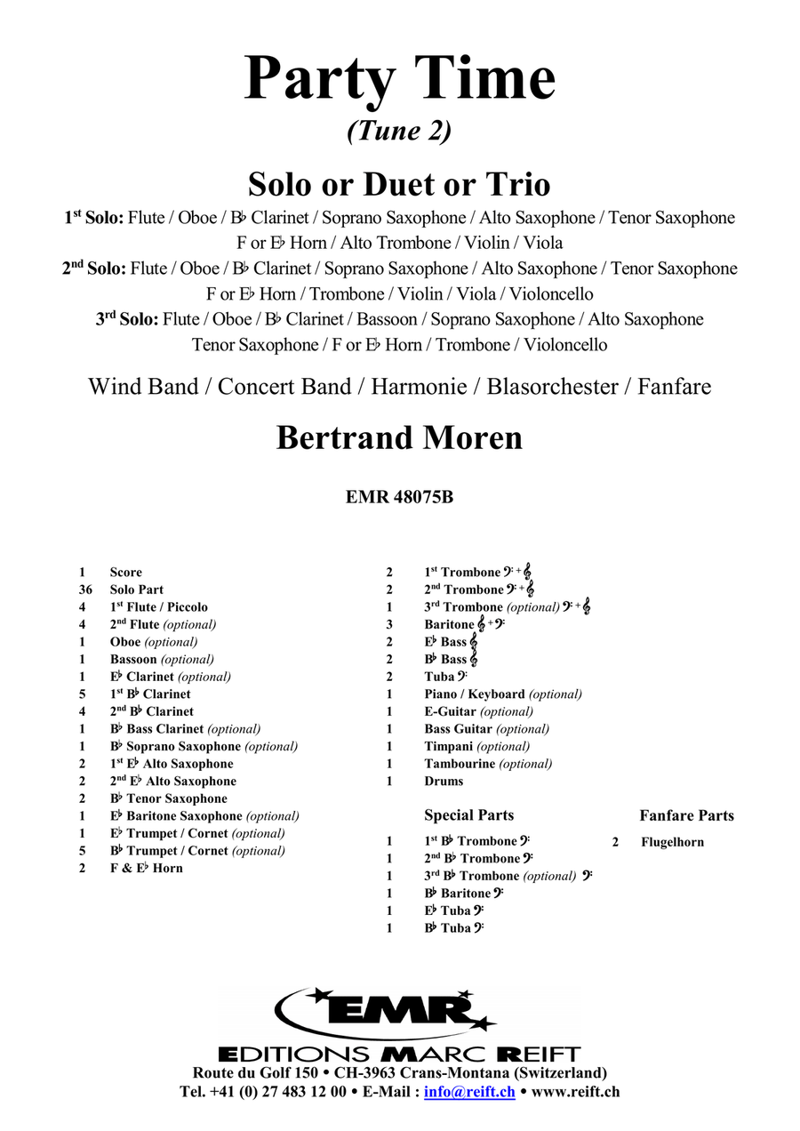 Party Time Party Time Concert Band scores gallery preview page 2