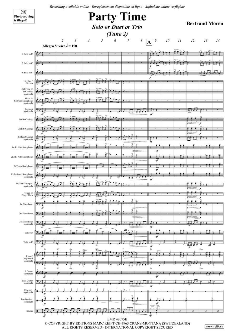 Party Time Party Time Concert Band scores gallery preview page 5