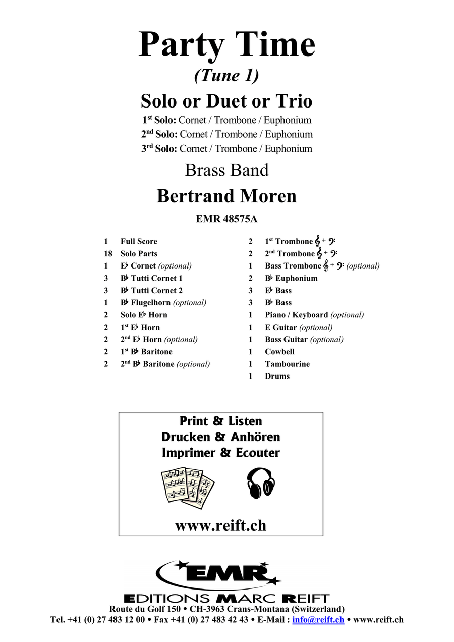Party Time Party Time Brass Band scores gallery preview page 2