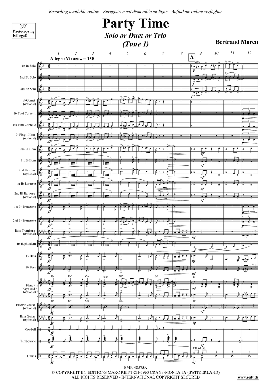 Party Time Party Time Brass Band scores gallery preview page 4