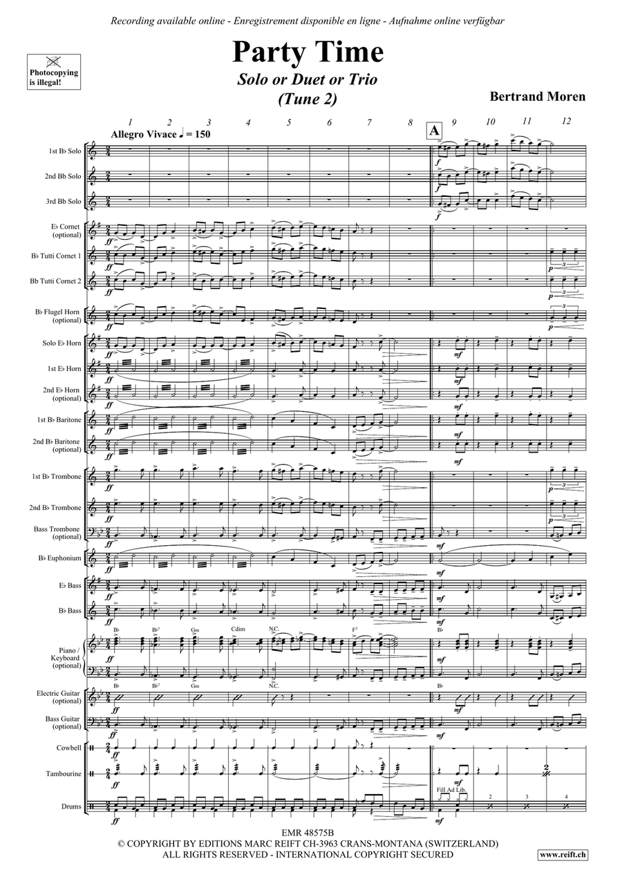 Party Time Party Time Brass Band scores gallery preview page 5