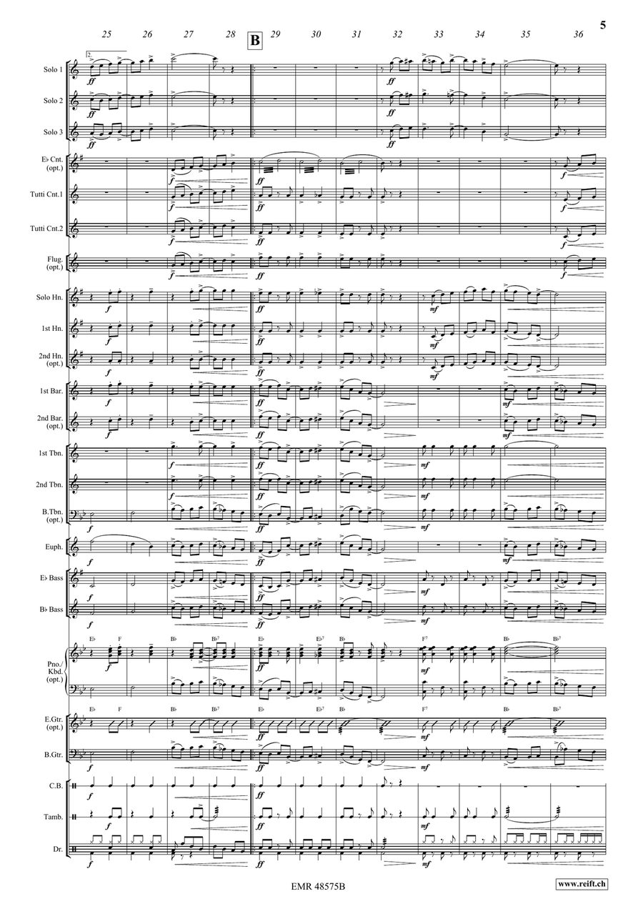 Party Time Party Time Brass Band scores gallery preview page 7