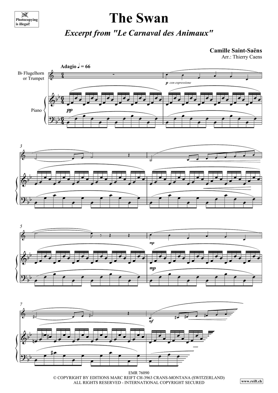 The Swan The Swan Flugelhorn scores gallery preview page 3