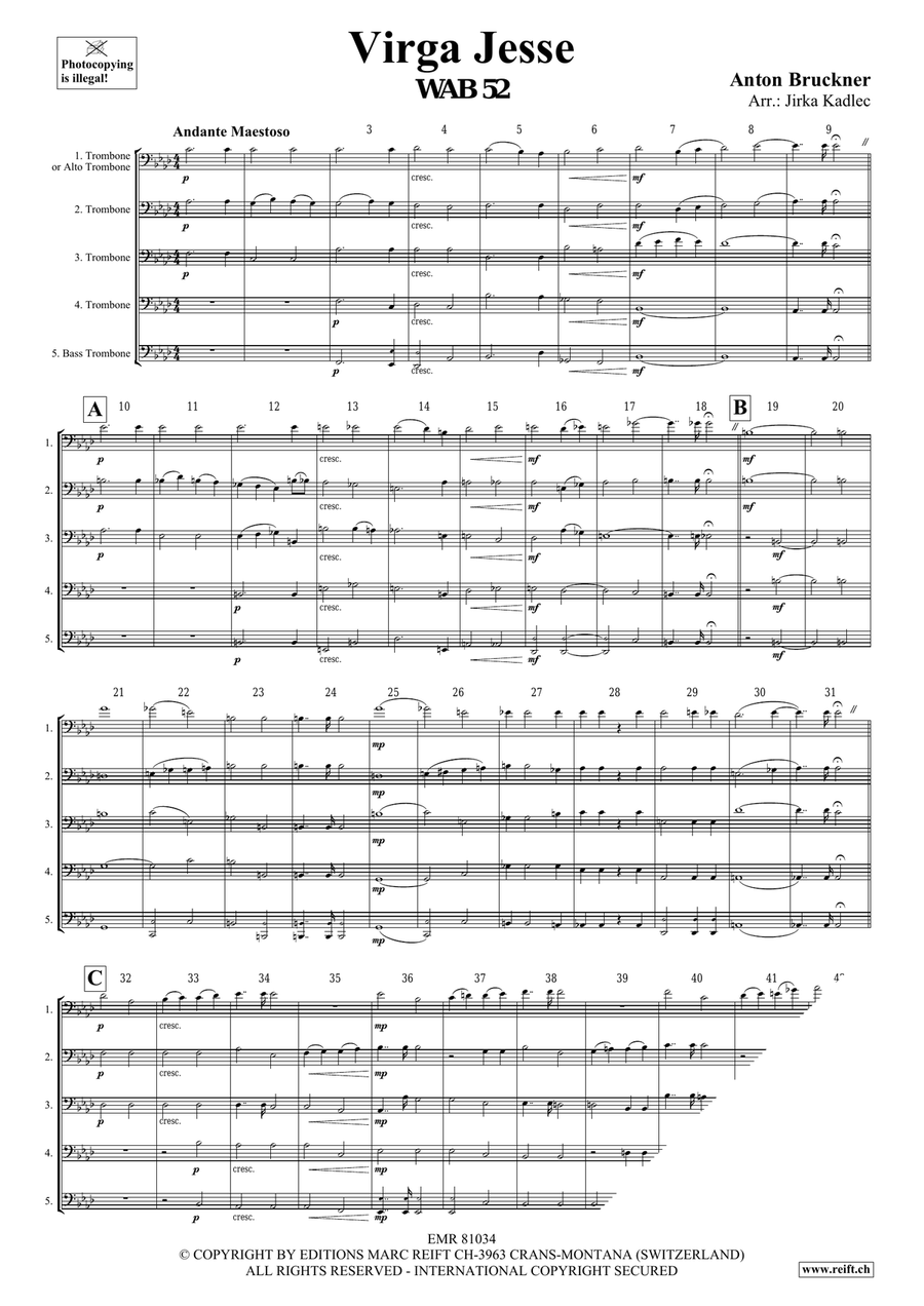 Virga Jesse Virga Jesse Trombone scores gallery preview page 3