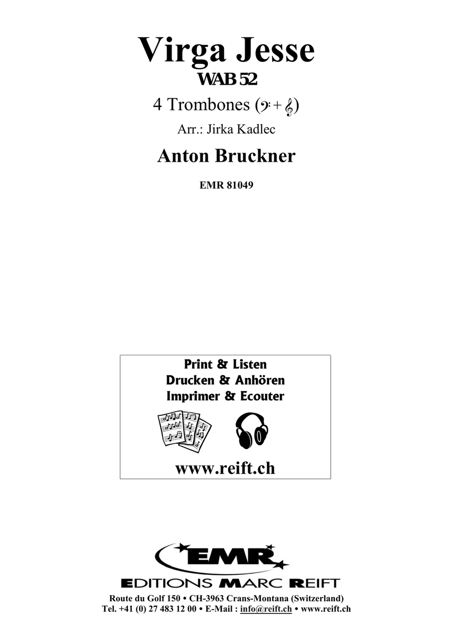 Virga Jesse Virga Jesse Trombone Quartet scores gallery preview page 2