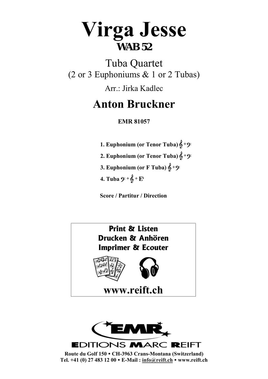 Virga Jesse Virga Jesse Tuba Quartet scores gallery preview page 2
