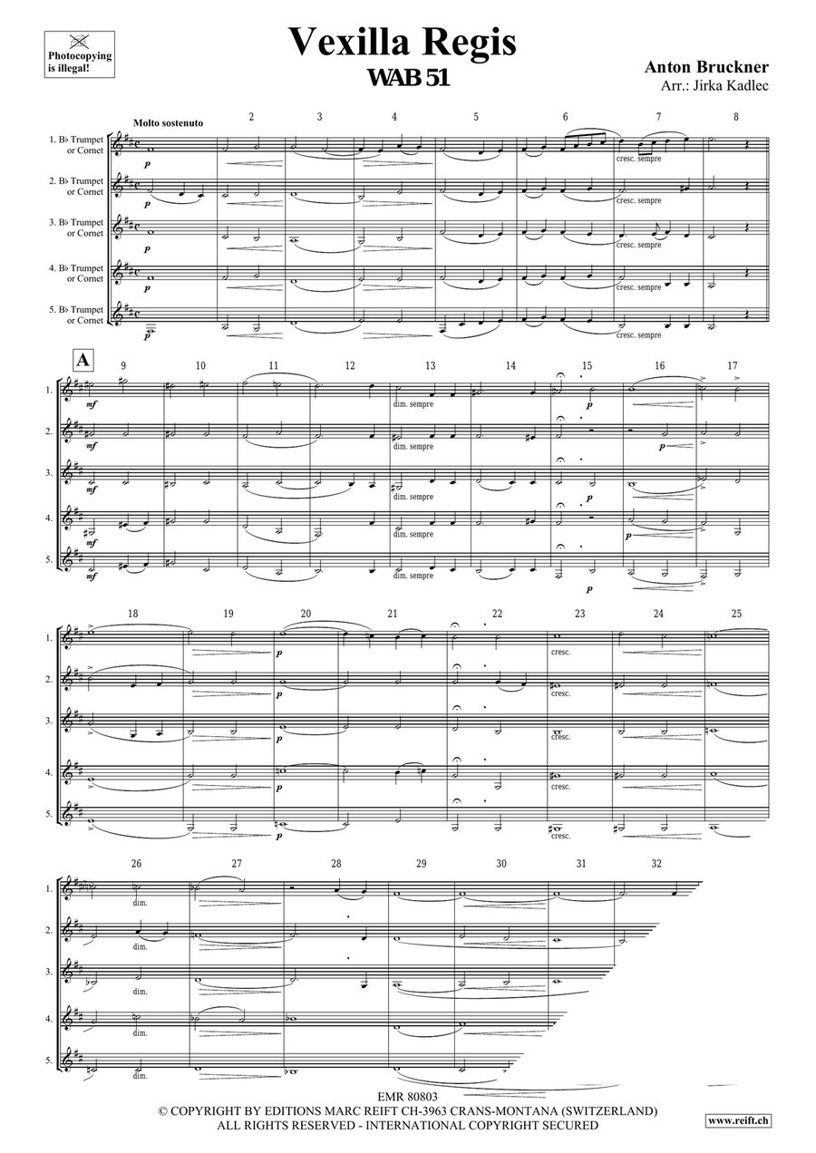 Vexilla Regis Vexilla Regis Cornet scores gallery preview page 3