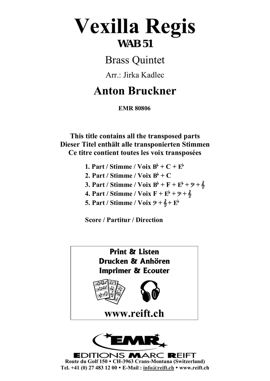 Vexilla Regis Vexilla Regis Brass Quintet scores gallery preview page 2