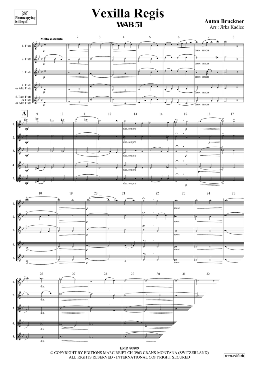 Vexilla Regis Vexilla Regis Flute scores gallery preview page 3