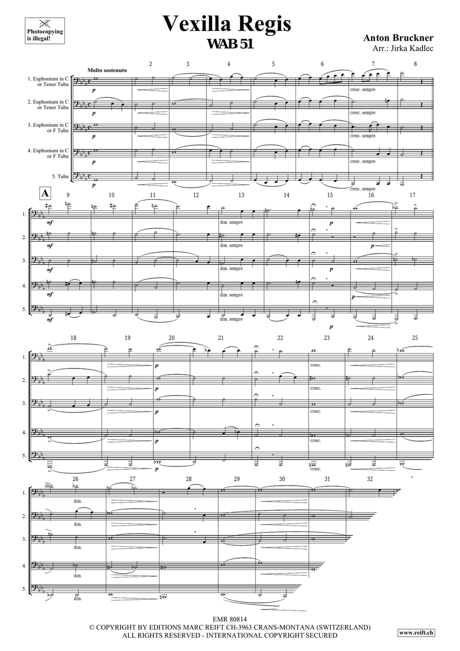 Vexilla Regis Vexilla Regis Tuba scores gallery preview page 3