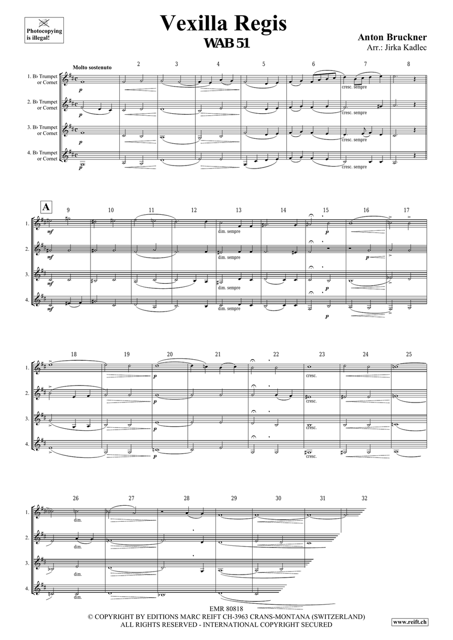 Vexilla Regis Vexilla Regis Cornet scores gallery preview page 3