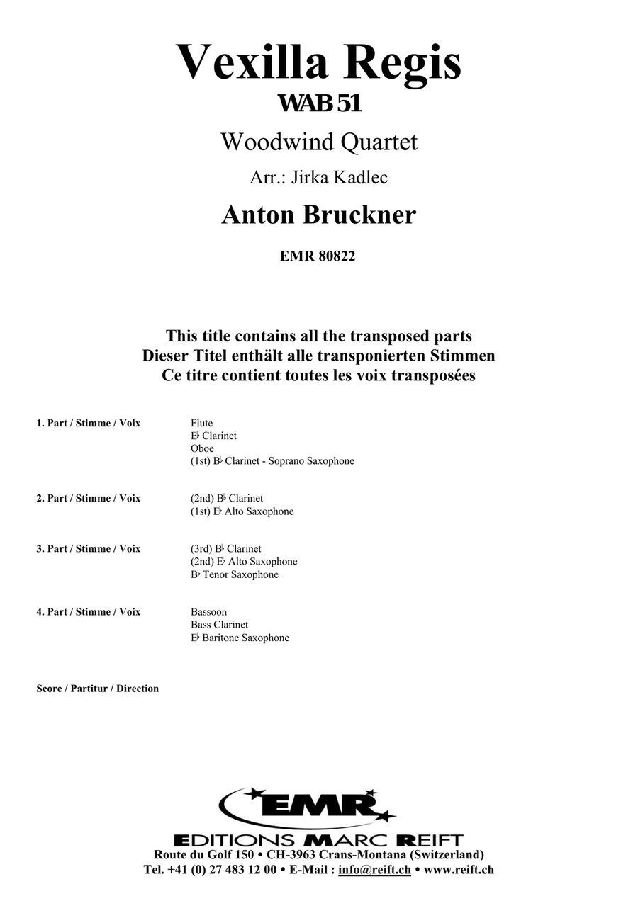 Vexilla Regis Vexilla Regis Woodwind Quartet scores gallery preview page 2