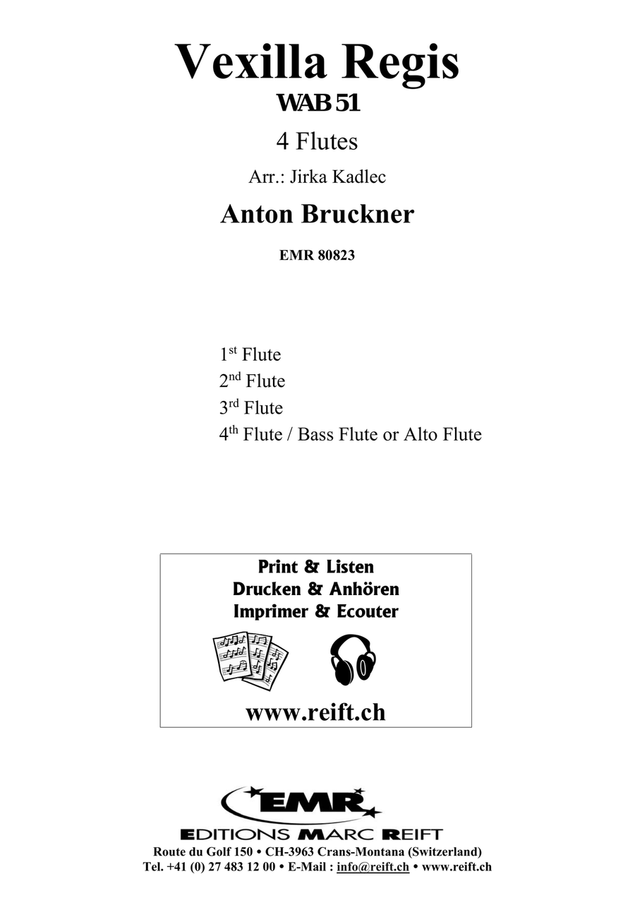 Vexilla Regis Vexilla Regis Flute Quartet scores gallery preview page 2