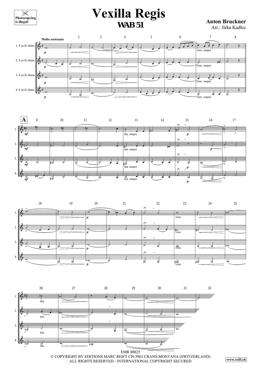 Vexilla Regis Vexilla Regis Horn scores gallery preview page 3