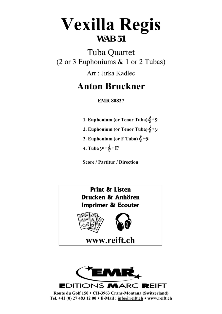 Vexilla Regis Vexilla Regis Tuba Quartet scores gallery preview page 2