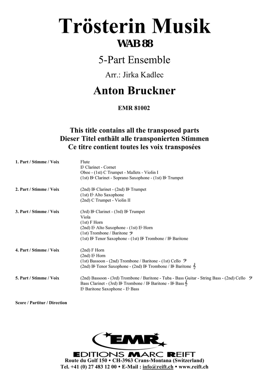 Trösterin Musik Trösterin Musik Score scores gallery preview page 2