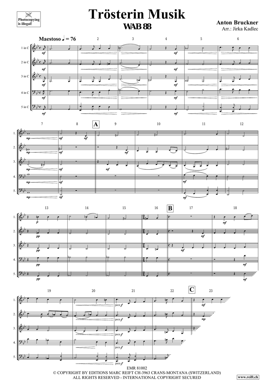 Trösterin Musik Trösterin Musik Score scores gallery preview page 3