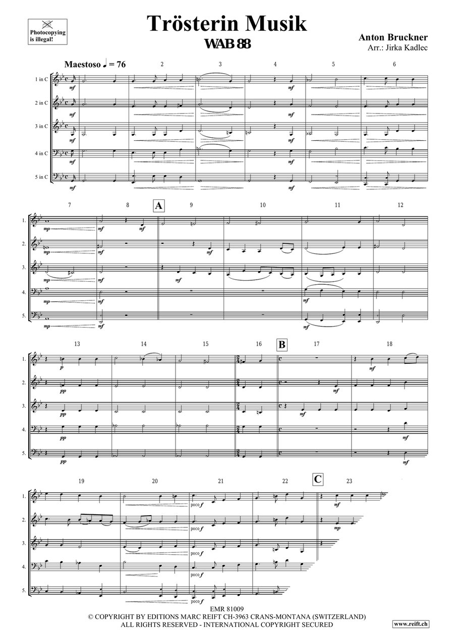 Trösterin Musik Trösterin Musik Woodwind Quintet scores gallery preview page 3