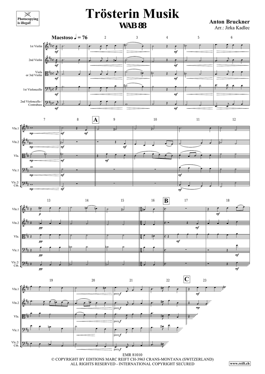 Trösterin Musik Trösterin Musik String Orchestra scores gallery preview page 3