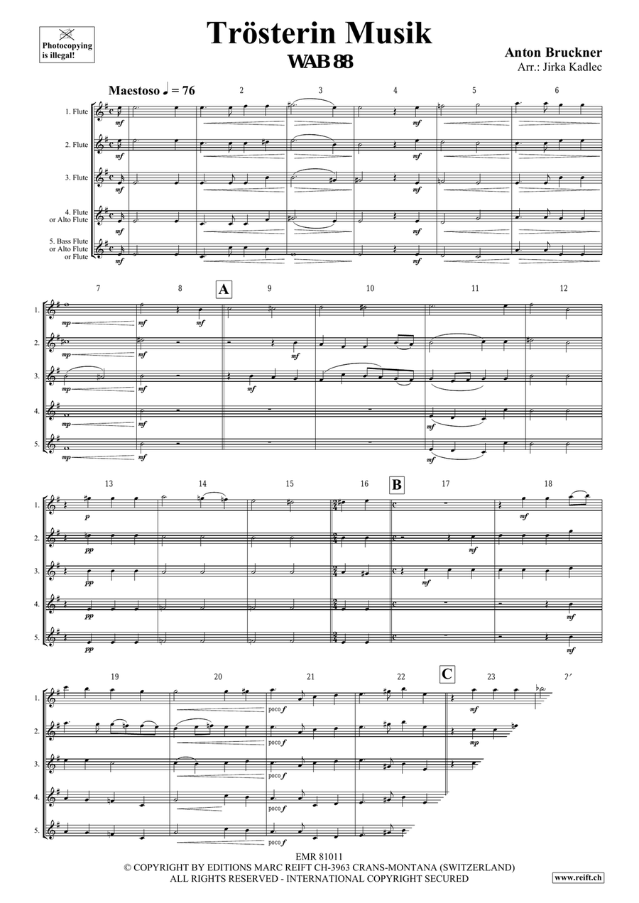 Trösterin Musik Trösterin Musik Flute scores gallery preview page 3