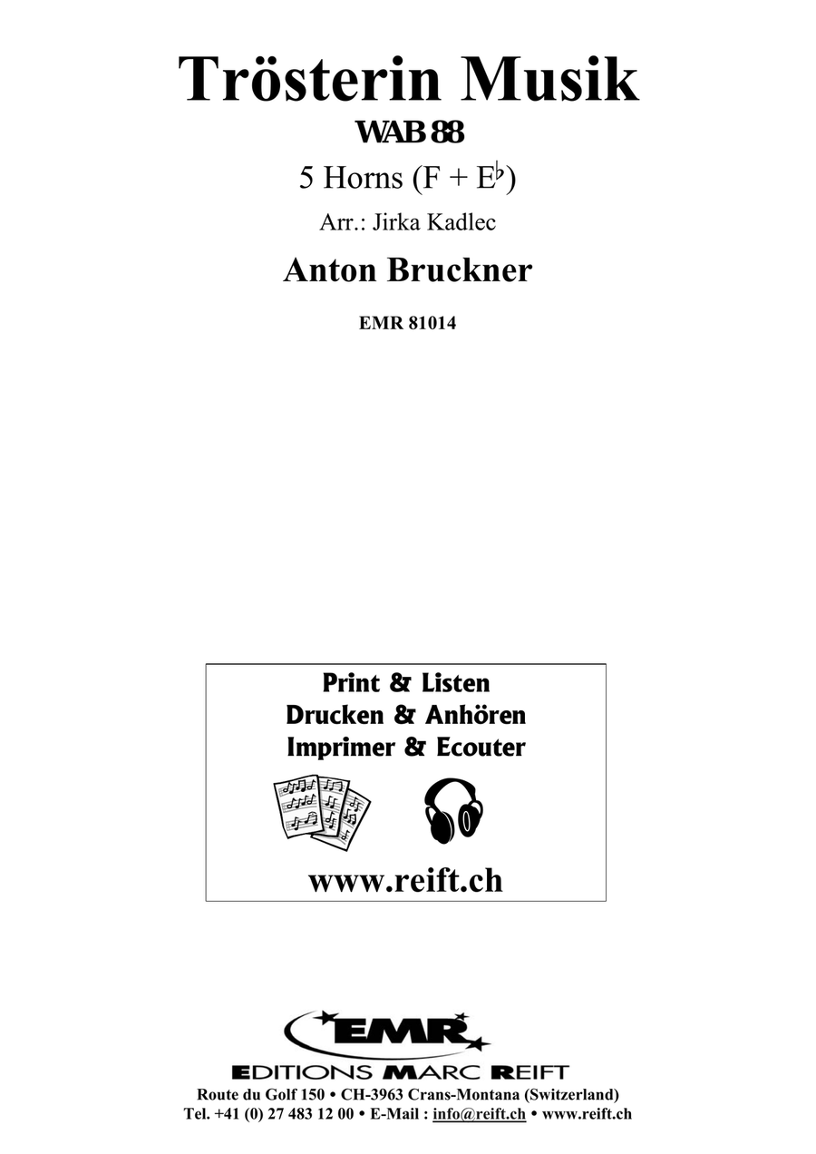 Trösterin Musik Trösterin Musik Horn scores gallery preview page 2
