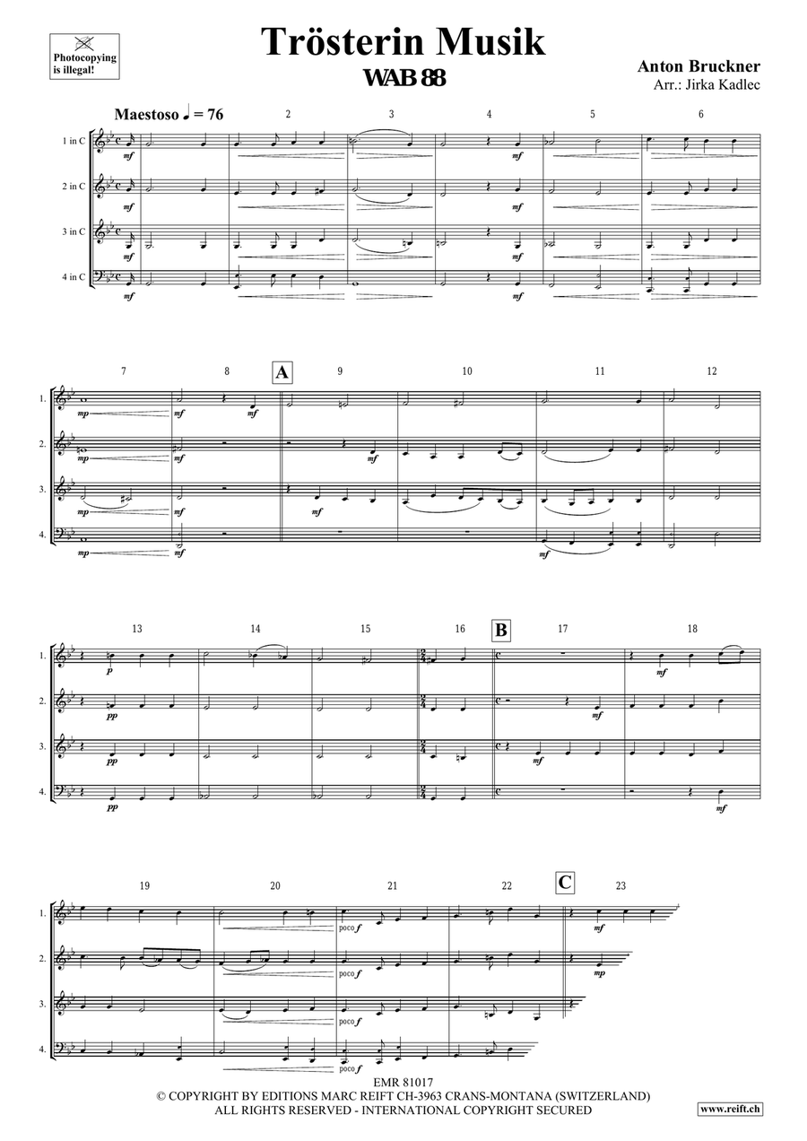 Trösterin Musik Trösterin Musik Score scores gallery preview page 3