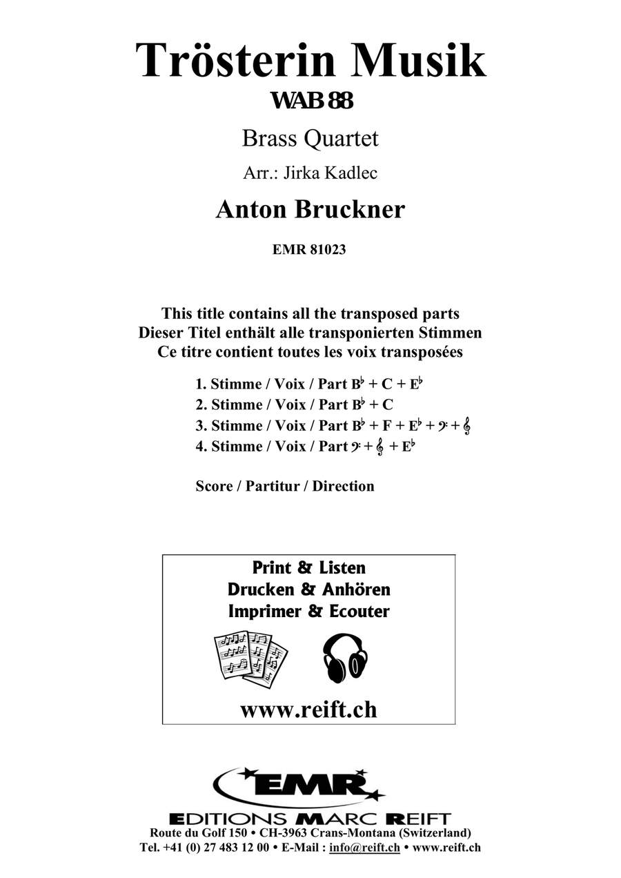 Trösterin Musik Trösterin Musik Brass Quartet scores gallery preview page 2